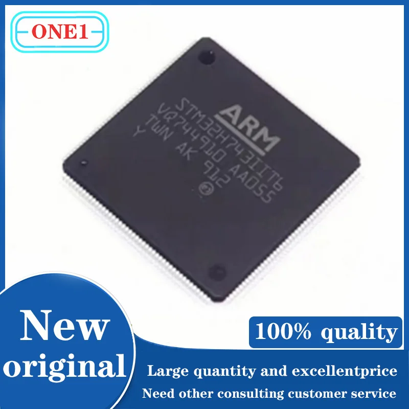 

1PCS/lot New original STM32H743IIT6 STM32H743 IC MCU 32BIT 2MB FLASH 176LQFP