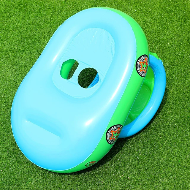 Shade Car Boat Baby Swimming Float Inflatable Infant Floating Kids Swim Pool Accessories  Bathing Summer Toys Toddler Rings 6