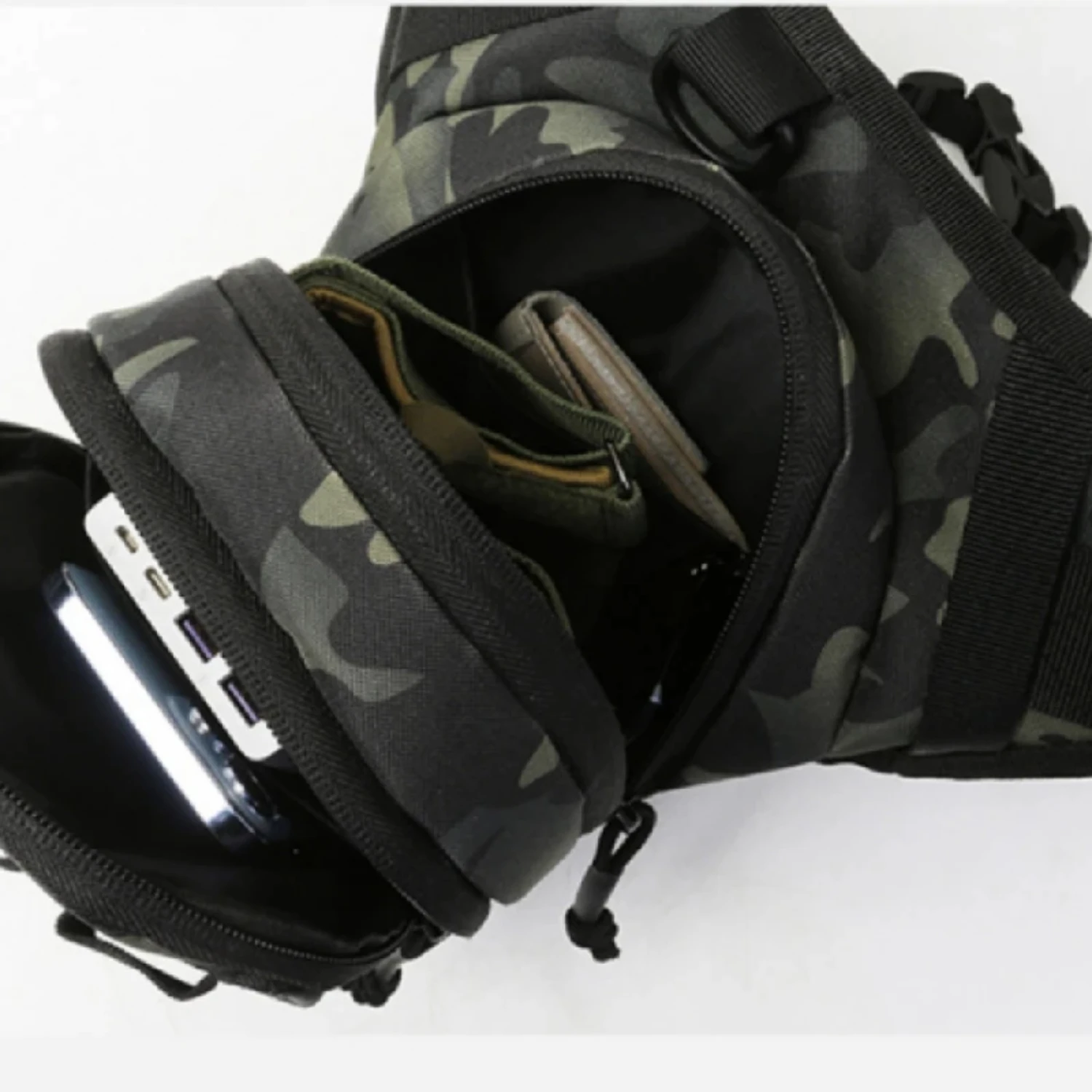 Fishing Lure Fishing Tackle Leg Pocket Multifunctional Tactical Waist Pack Cycling Chest Bags Outdoor Travel Crossbody