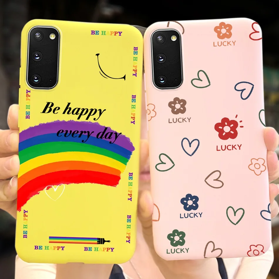 Fashion Cute Cartoon Soft Candy Color Silicone Phone Case Cover