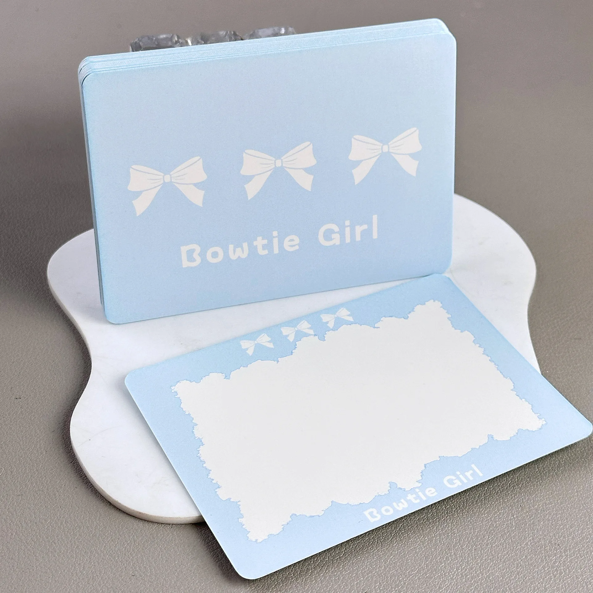 20Pcs 미적 감각의 리본 인사 카드 생일 결혼식 소원 감사 카드 DIY 공예 선물 메시지 카드 남겨두기