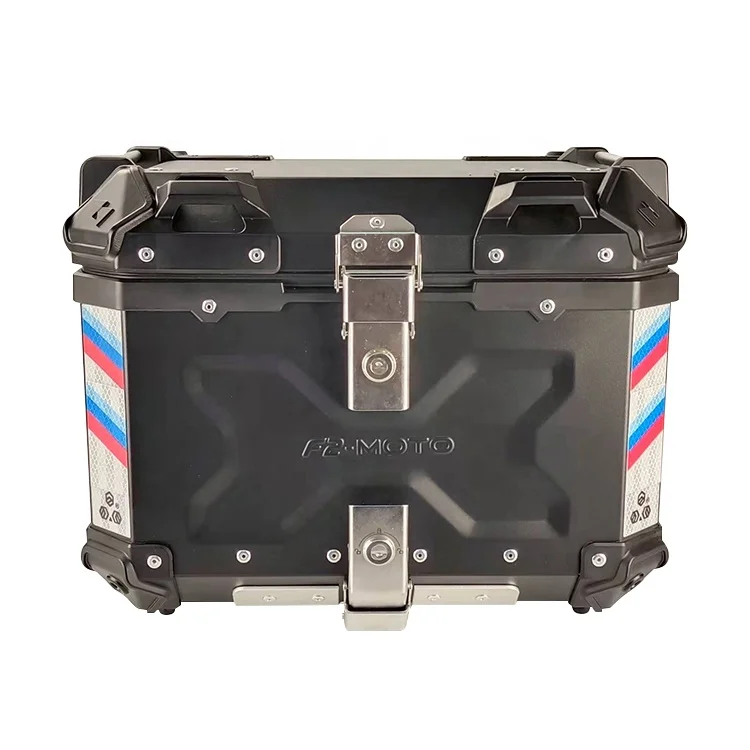 

Водонепроницаемый ударопрочный большой объем алюминия хранилище мотоцикла металлический верхний бокс для шлема