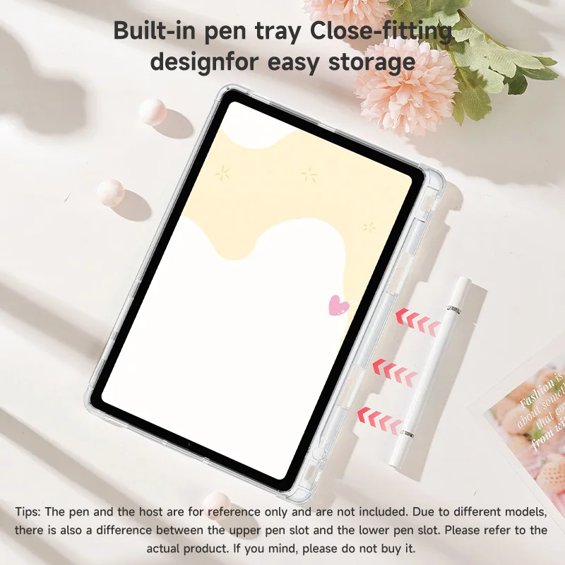 Versatile Samsung Galaxy Soft Back Cover with Built-in Pen Slot