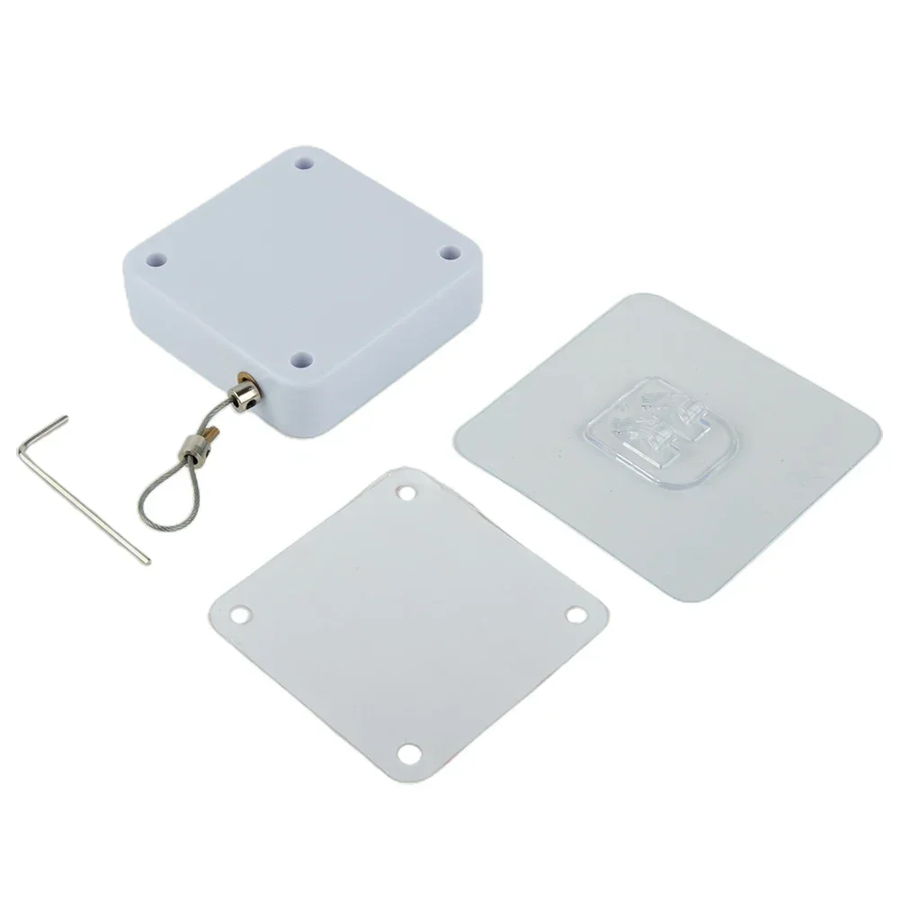 Punch-free Automatic Door Closer 1200g Wire Rope Retractable Automatic Recovery Coil Closing Device Door Hardware