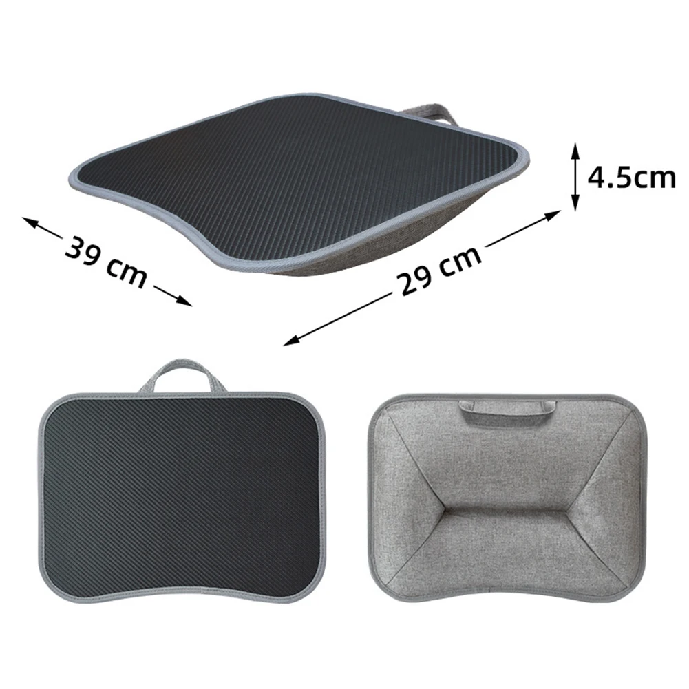 Laptop Lap Desk with Soft Pillow Cushion Small Pillow Table Writing Padded Tray for Home & Office 6