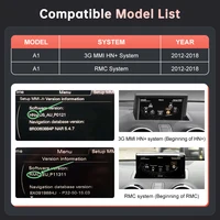 RoadTop – écran multimédia de voiture pour Audi A1 2012 – 2018, écran Linux 12.3 pouces avec Carplay sans fil, Android Auto, fonctions Mirrorlink 2