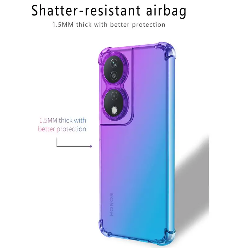 Shockproof Gradient TPU Protective Case