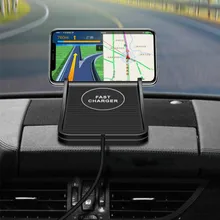 

Car Wireless Smart Fast Charging Pad Car Wireless Charger Mobile Phone Holder Car Accessories Wireless Car Accessories Interior