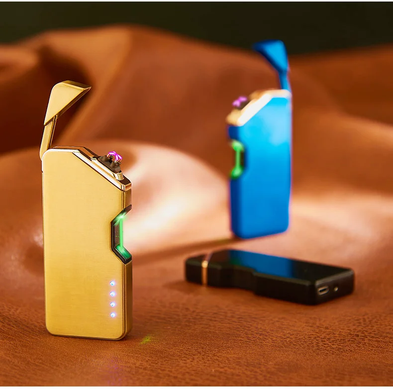 2025 New Laser Electric Lighter Rechargeable Pocket Plasma Lighter Windproof Type-C Portable Electronic