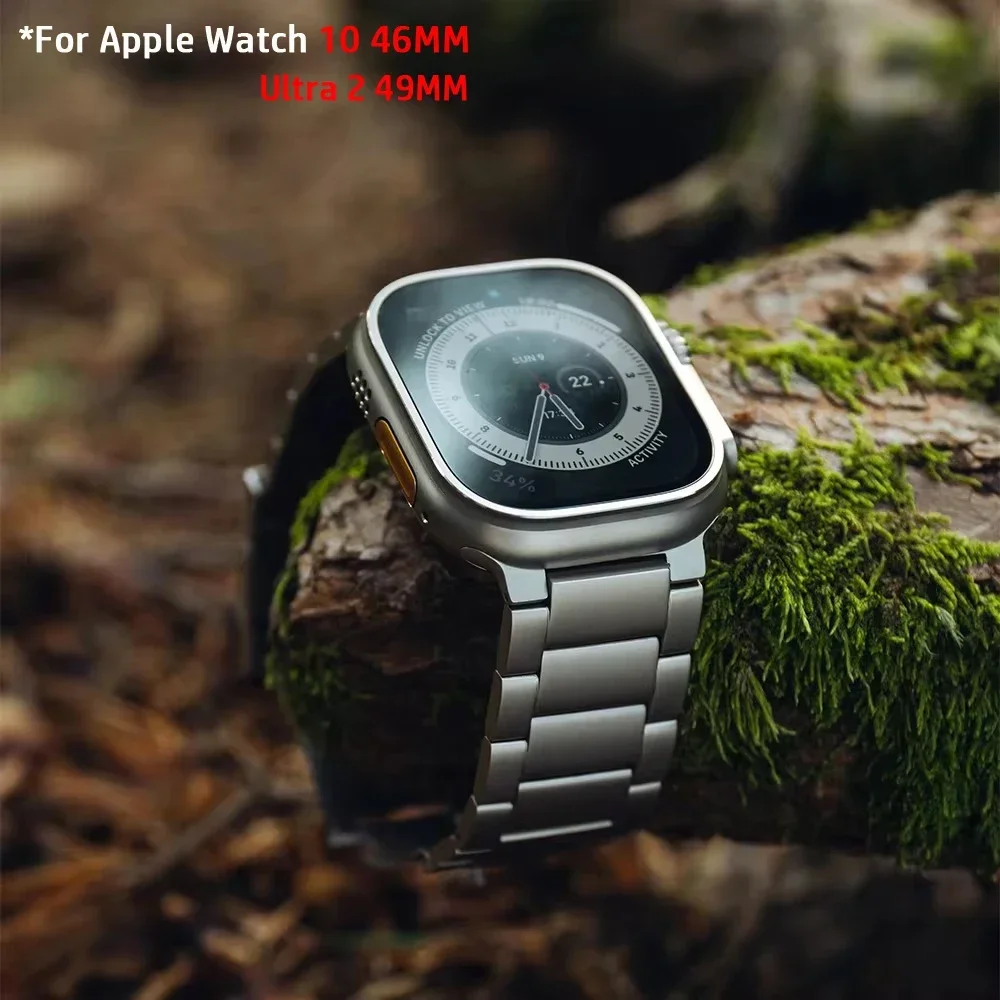 รูปสินค้า สายรัดข้อมือไทเทเนียมสำหรับ Apple Watch