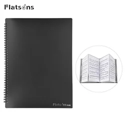 Deluxe Music Score Holder with 40 Pockets - A4 Size Document Organizer Folder