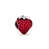 Fruit Series Apple Lemon Durian Strawberry Pineapple Dangle Charm Bead Fit Original 925 Sterling Silver Bracelet Jewelry 2