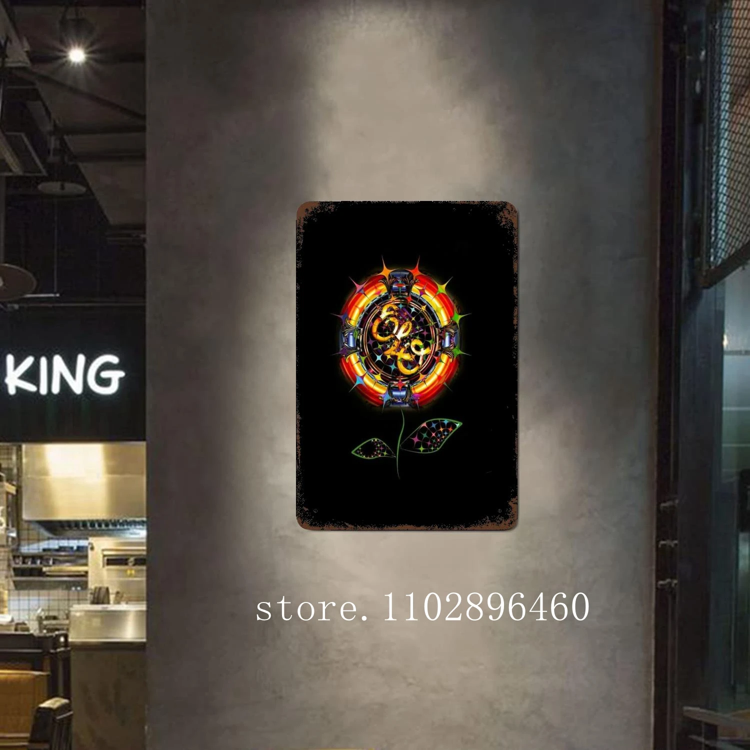 Description Picture 4 of itemElectric Light Orchestra Plaques &Signs wall decor Vintage Tin Signs Captain Metal Poster Decor for Bar Pub Club Wall Decoration