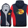 Bass Fishing Hoodies Men Coat Winter Warm Fleece Bass Fish Sweatshirts Jacket 2
