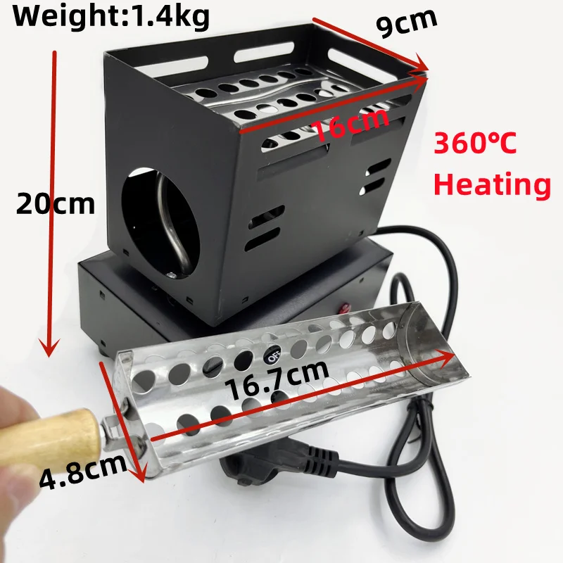 Description Picture 2 of item220-250V Hookah Charcoal Burning Stove Heater Shisha Coal Burner Hot Plate Chicha Narguile with EU Plug
