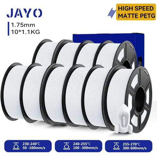 JAYO 3D Printer PLA/PLA Meta/PETG/PLA PLUS/PLA Matte Filament 1.75mm 9/10 Rolls 3D Printing Materials for 3D Printer&3D Pen - Image 8