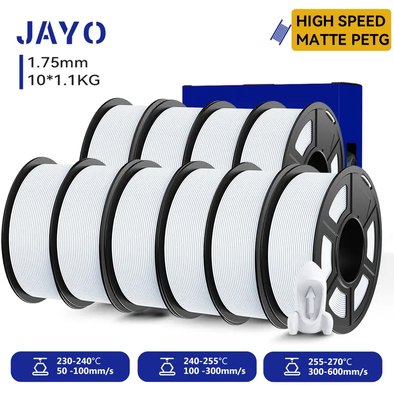 JAYO 3D Printer PLA/PLA Meta/PETG/PLA PLUS/PLA Matte Filament 1.75mm 9/10 Rolls 3D Printing Materials for 3D Printer&3D Pen - Image 8