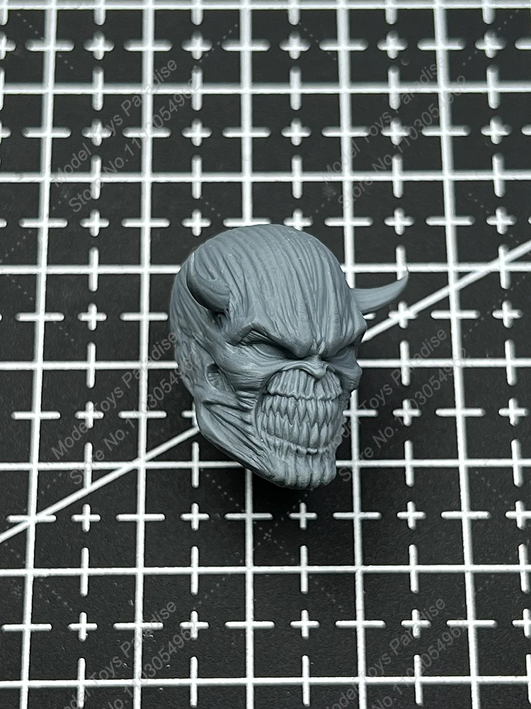thumbnail image 1 of Cabeza de soldado de hombre sin pintar a escala 1/12, escultura de superhéroe de Marvel, modelo blanco, cabeza apta para cuerpo de figura de acción ML MEZCO SHF DC de 6 pulgadas, 1 of 5