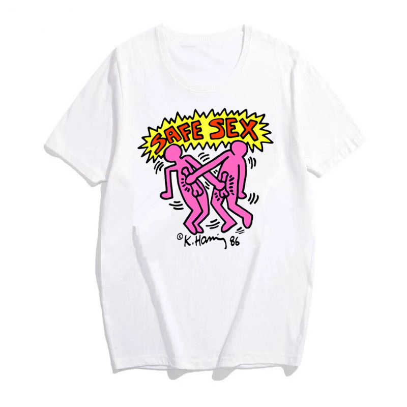 

Футболка женская с коротким рукавом, круглым вырезом и принтом, ЛГБТ