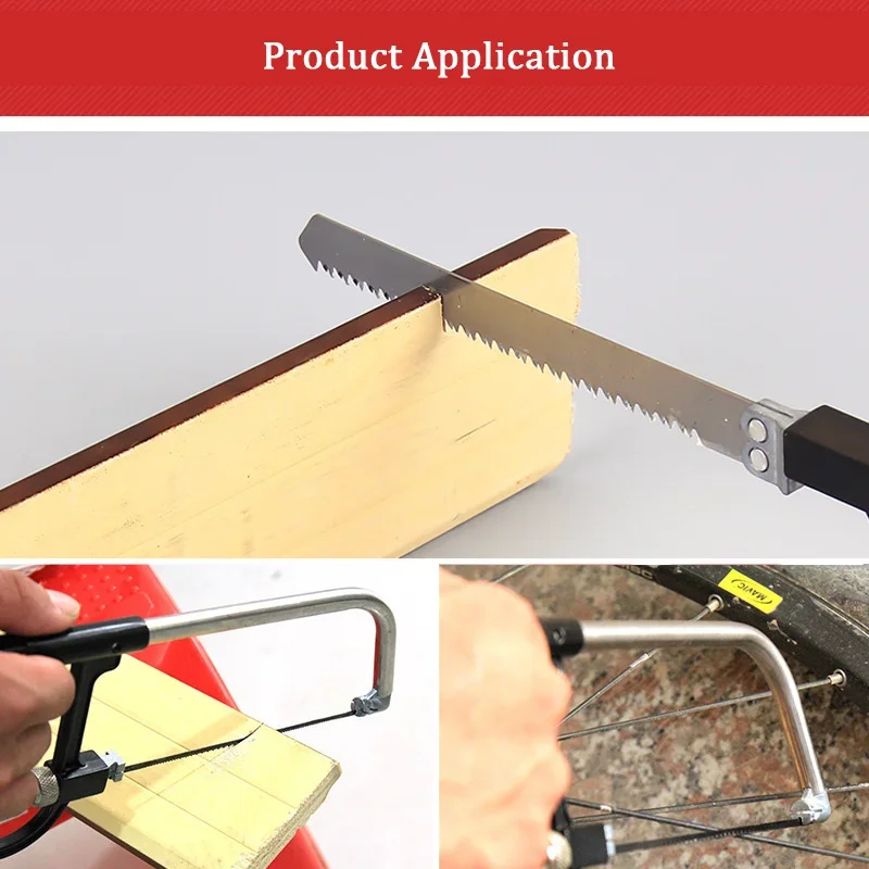 Mini Magic Saw 7Pcs Set, Multifunctional Handmade Drama, Aluminum Hacksaw, Outdoor Portable Woodworking Saw, Bow Set