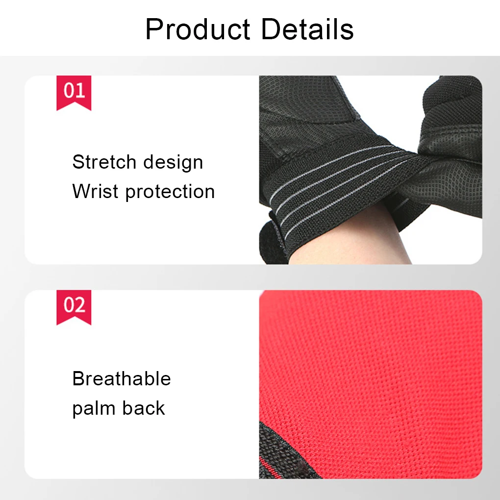 1 Pair Work Gloves Electrical Insulating Glove Mittens Driving Black 3