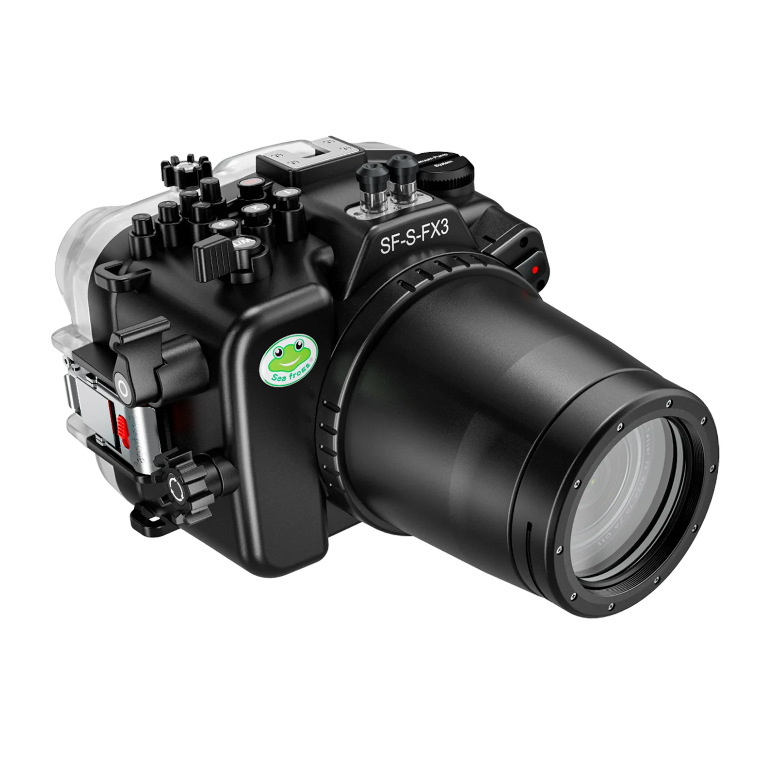 Seafrogs 스쿠버 다이빙 카메라 케이스 커버, FX3 E3.5-5.6PZ 16-50 OSS 렌즈, 수중 사진 장비, 방수 하우징