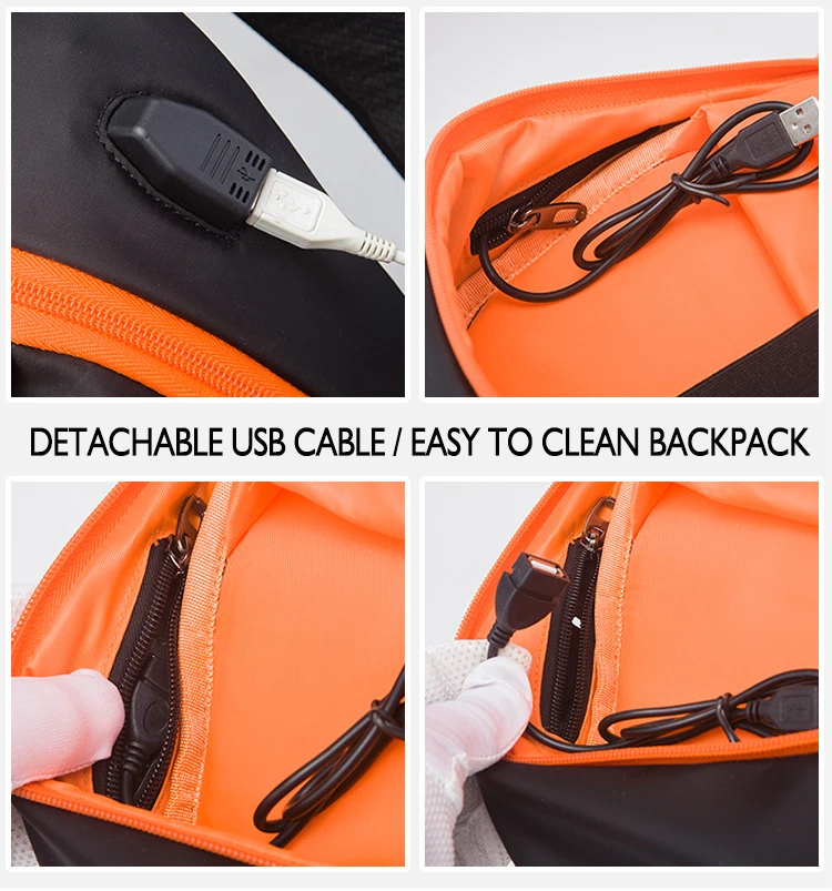 2024 New Fashion School Bags Men's Multifunction USB Waterproof Laptop Backpacks For Teenager Women Luxury Travel Male Mochila