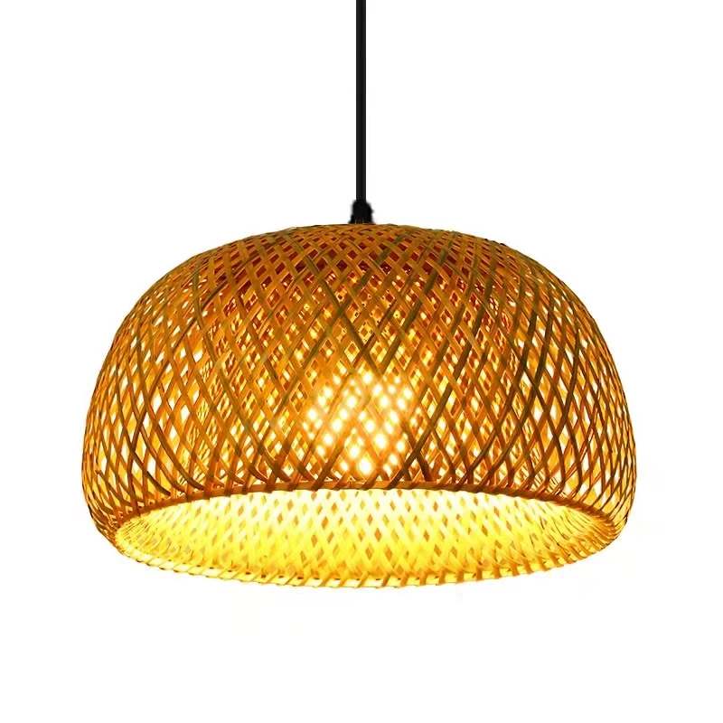 lustre de jantar room bambu lanterna lustre