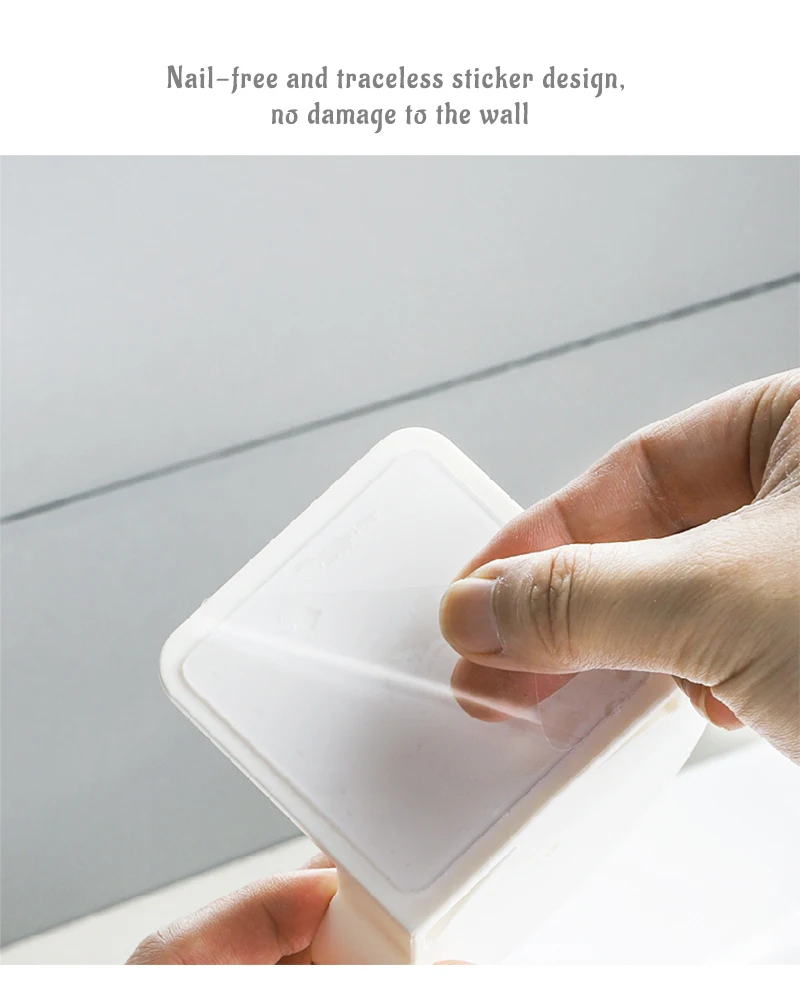 Description Picture 5 of itemSelf Adhesive Bottles Holder Tray Bathroom Storage Rack Wall Mounted Hand Soap Dispenser Tray Kitchen Spice Bottle Support