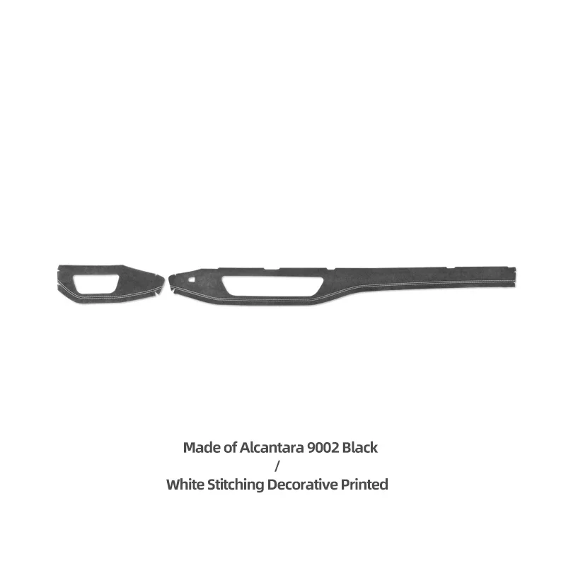 Car Interior Trim For Audi A4 B9 A5 Make of Alcantara Dashboard Panel Instrument Trim Strip Sticker Car Interior Tuning Accessories