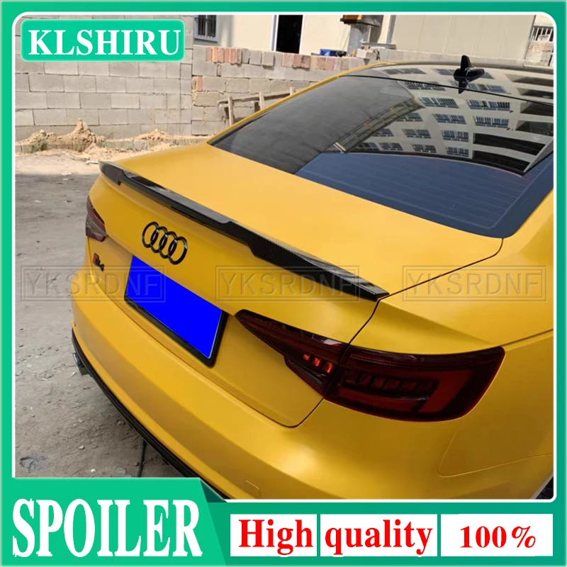 Klshiru Per A3 S3 8V Abs Baule Posteriore Spoiler Ala Per Audi A3 S3 8V Berlina 2014-2019