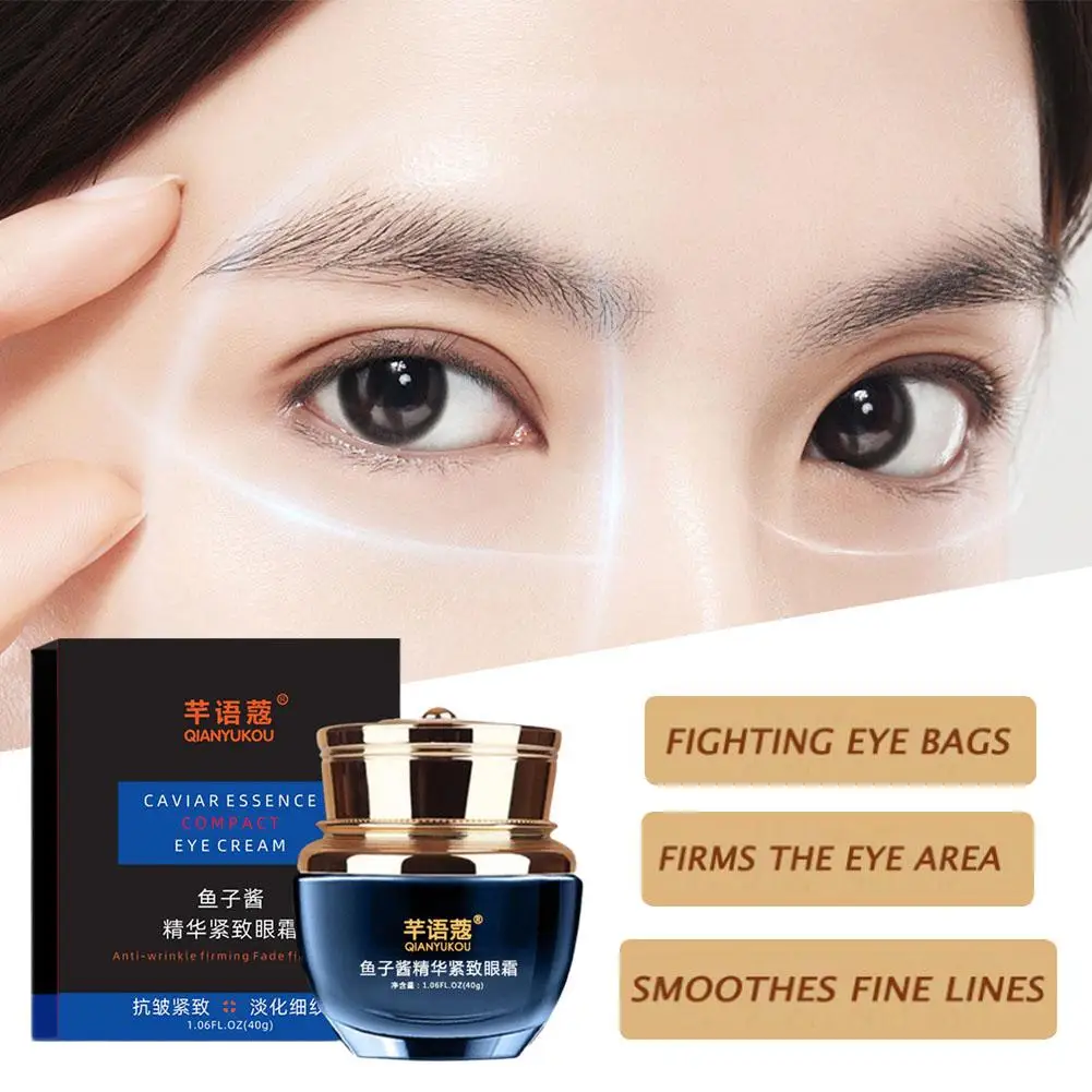 

40g Caviar Firming Lifting Eye Creams Anti-Wrinkle Dark Under Eyes Remover Essence Circles Eye The Care Repair Against Puff I1Z2