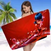 L-Ladybugs Beach Towels Shower Towel Sauna Travel Spa Microfiber Quick Dry Gym Accessories Cute Room Decor 3