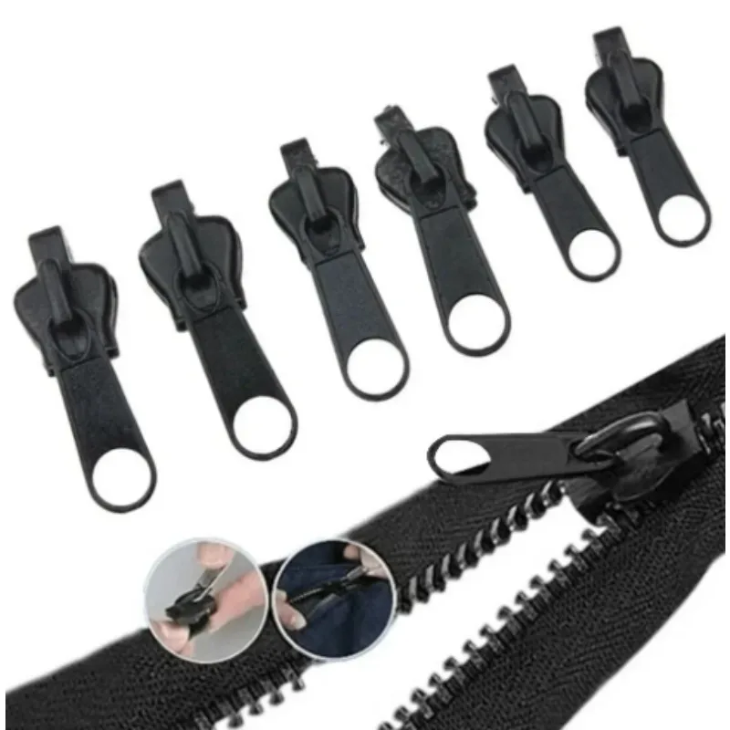 24-Piece Black Instant Zipper Repair Kit with New Design