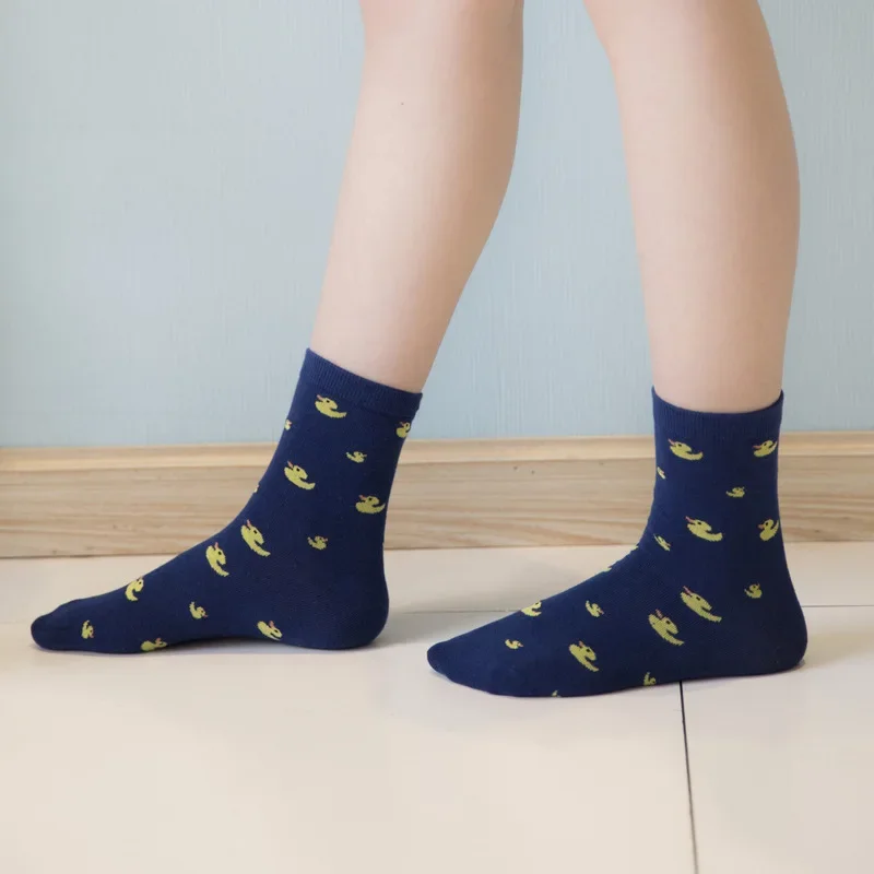 Cartoon Cute Animal Duck Pattened Short Socks Fashion Cute Women Funny Socks Female Casual Cotton Ankle Socks Harajuku Sox 2