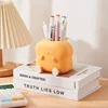 Mini Toast Pen Holder Multifunctional Storage Rack Toothbrush Holder Desktop Rack Table Home Decoration Student Gift 5