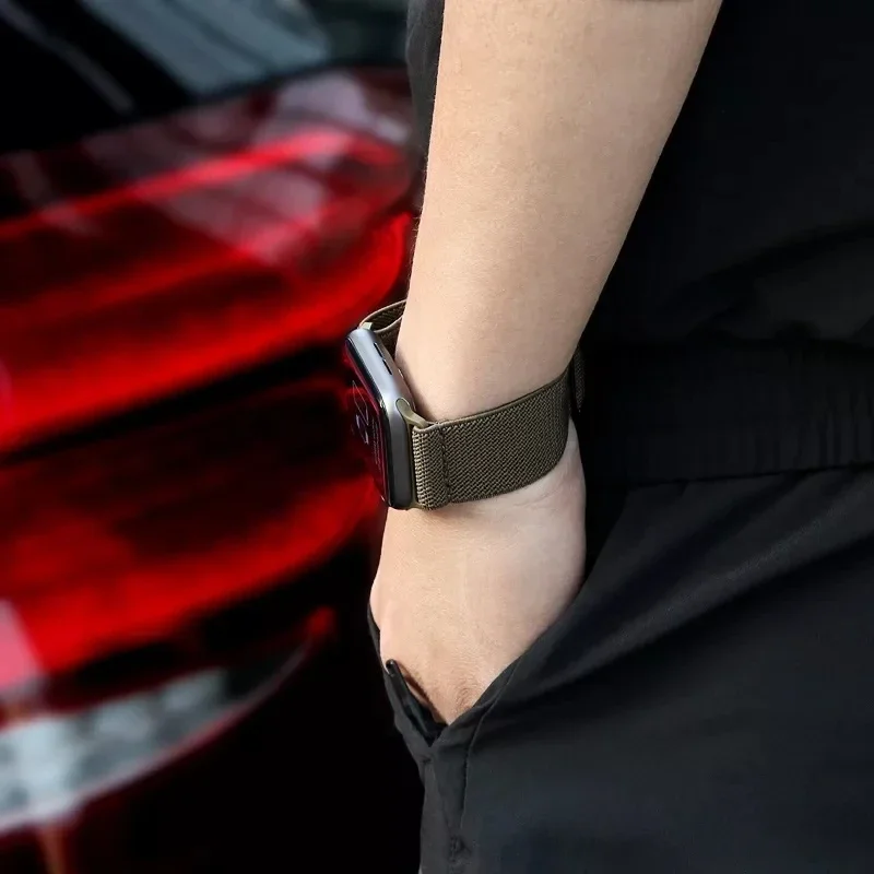Elastic Braided Nylon Strap