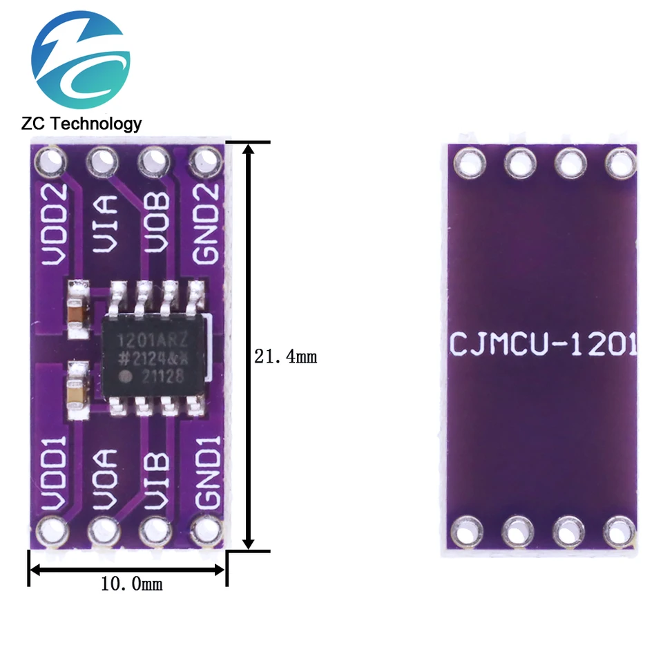 Wadakada ADUM1201 Digitalisolator Module - 10 Stück Magnetische Isolation Für SPI CAN-Bus
