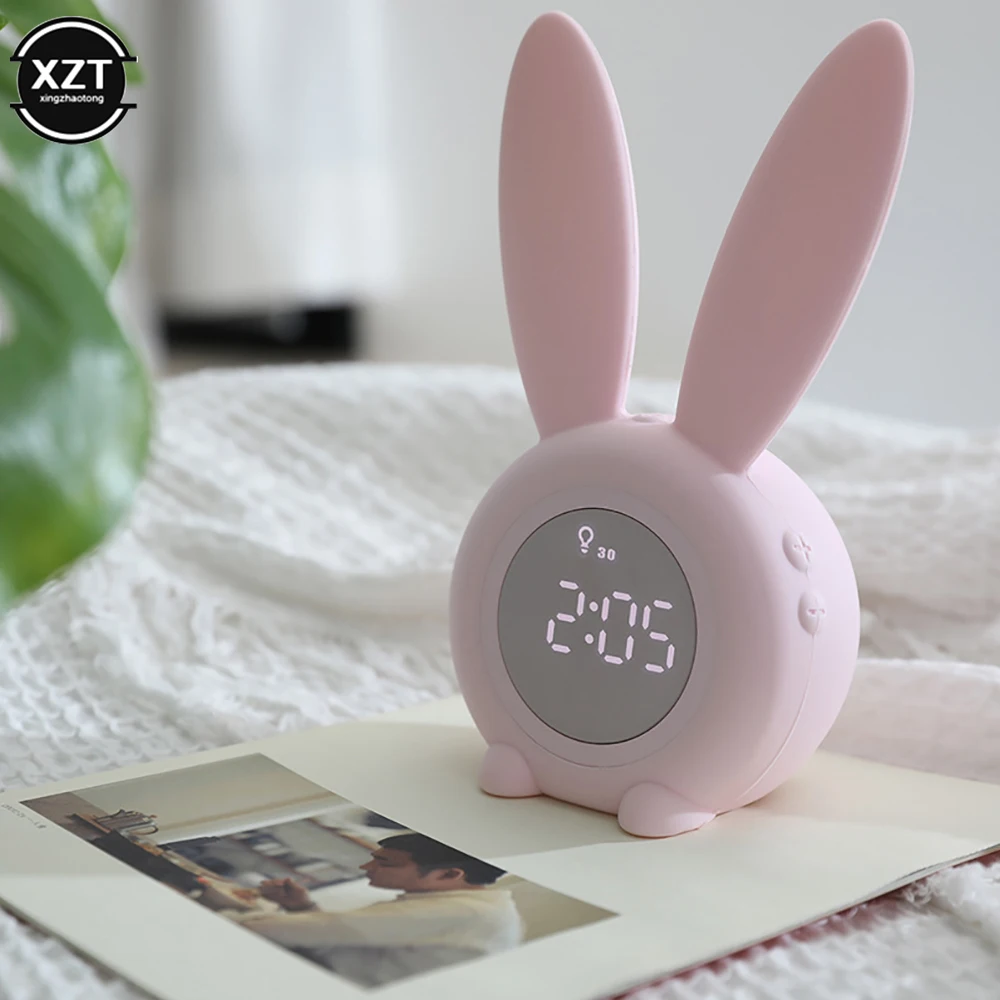 Sveglia Digitale SZELAM Con Luce Notturna RGB E Personaggi Cartoon – Doppia Sveglia, Volume Regolabile, Ricarica USB - 3