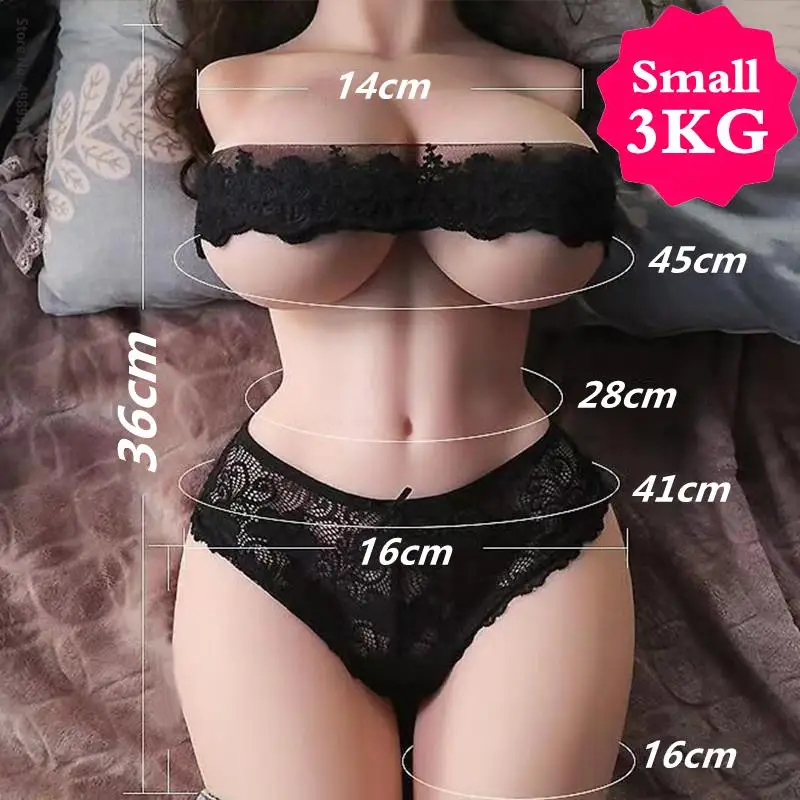 Tanie Prawdziwe Vaginas dla mężczyzn pół ciała silikonowe Sexy lalki realistyczne pochwy cipki sklep