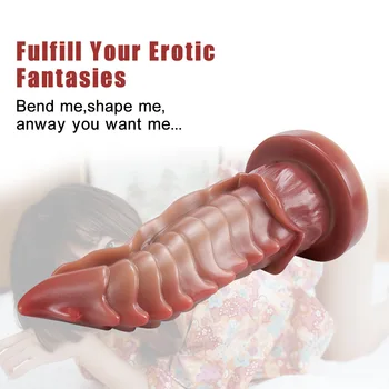 Sexy Toys For Women New Dragon Dildo Anal Plug Strap On Vaginal Anus Butt Plug Monster Dildos With strong Suction Cup Sex Toys 4