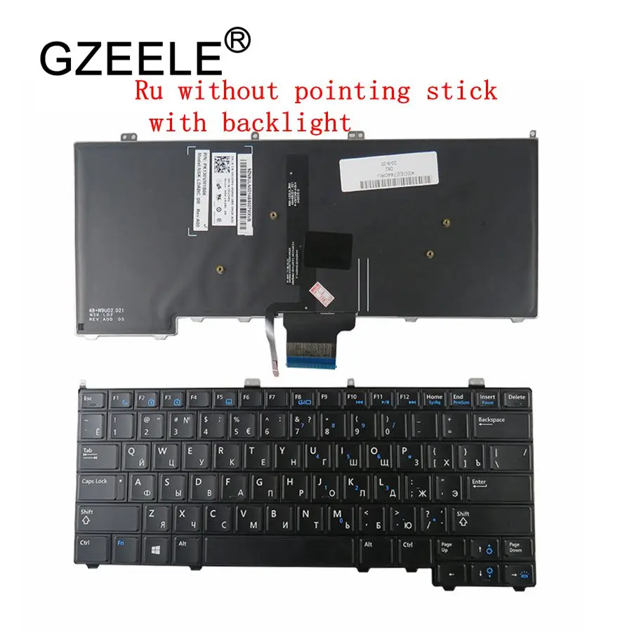 Clavier Rétroéclairé Norvège Pour Dell Latitude E7240 / E7440 - Réf. 05W4RJ - Occasion
