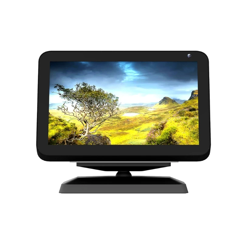 Staffa Di Montaggio Base Antiscivolo Staffa Magnetica Girevole Regolabile Supporto Per Altoparlante Per-Amazon Echo Show 8 Stand