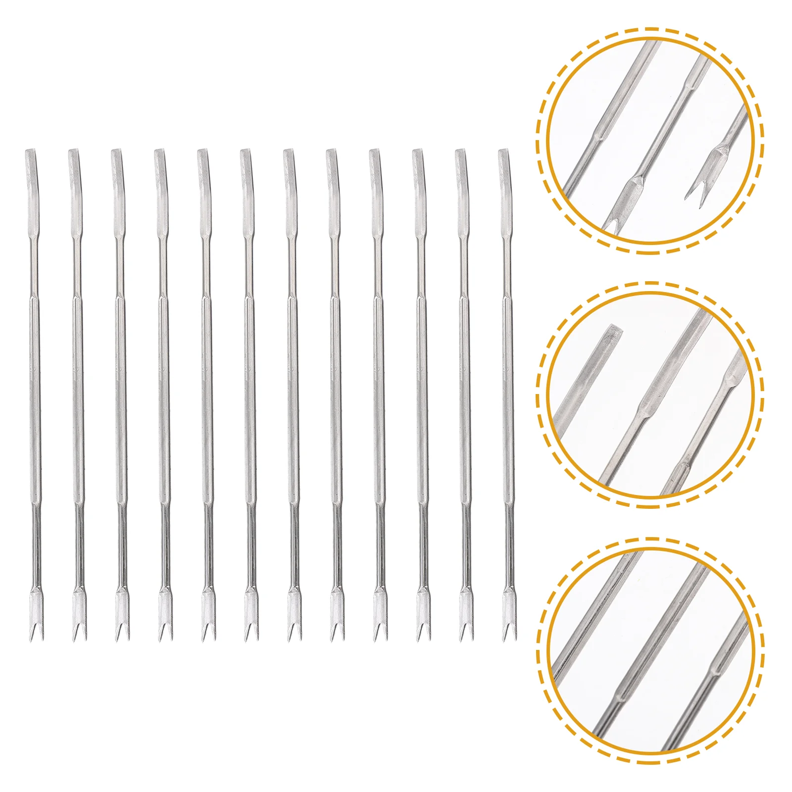

BESTONZON Seafood Forks Practical Crab Fork Nut Pick Lobster Fork Shellfish Pick For Kitchen Restaurant Home Picnic