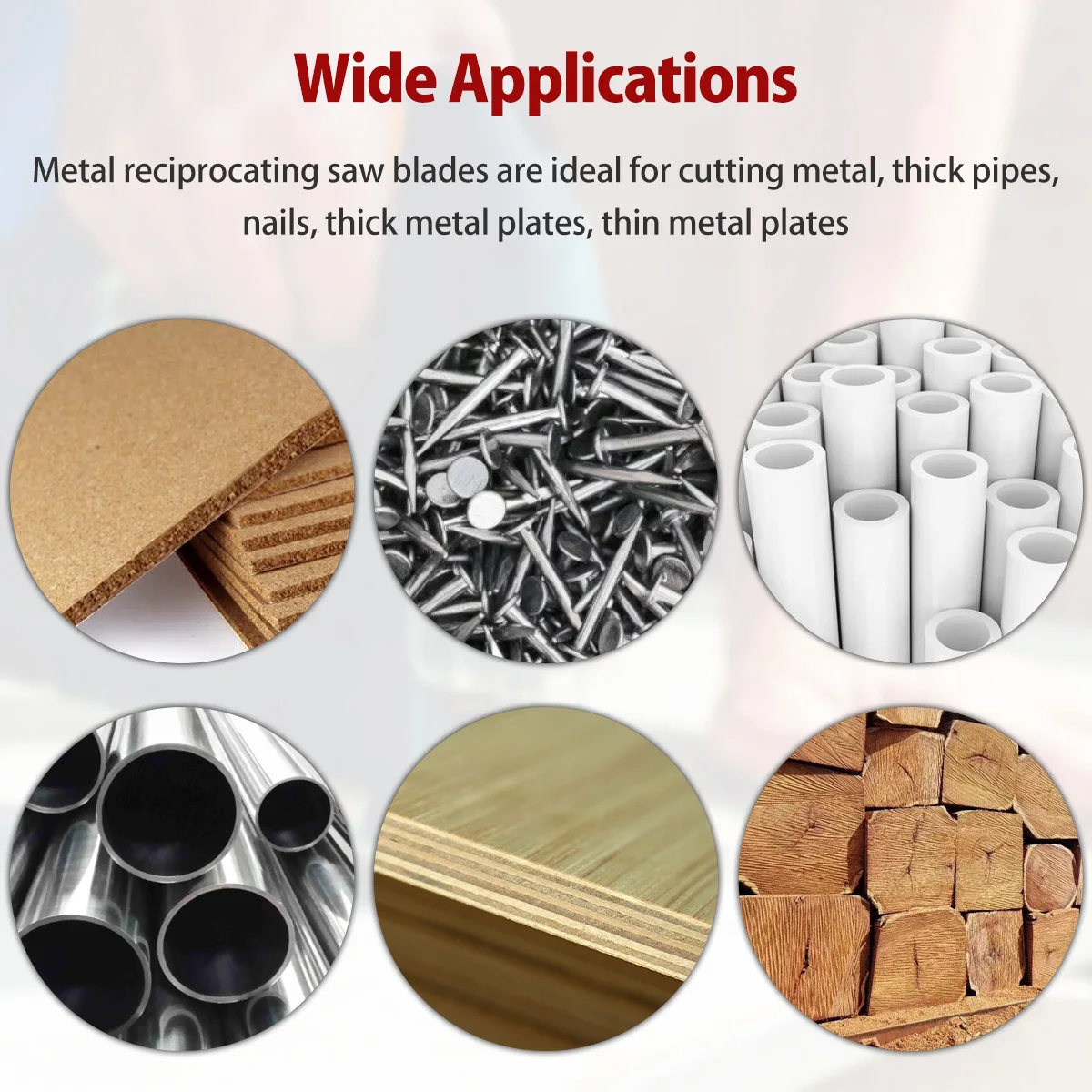 Reciprocating Saw Blades Saber Saw Handsaw Multi Saw Blade For Wood Metal PVC Tube Cutting Saw Blade Power Tools Accessories 4