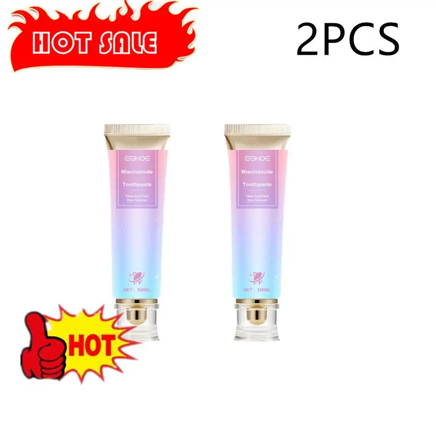 

100 г., новая Niacinamide, отбеливающая зубная паста, свежее дыхание, неприятное дыхание, деликатная Очищающая зубная паста, зубная отбеливающая паста