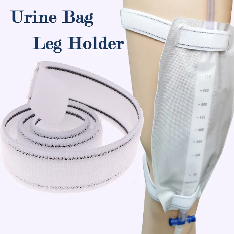 Catheter Fixator Elastic Comfortable External Durable Adjustable Urine Bag Leg Holder Fixation Band