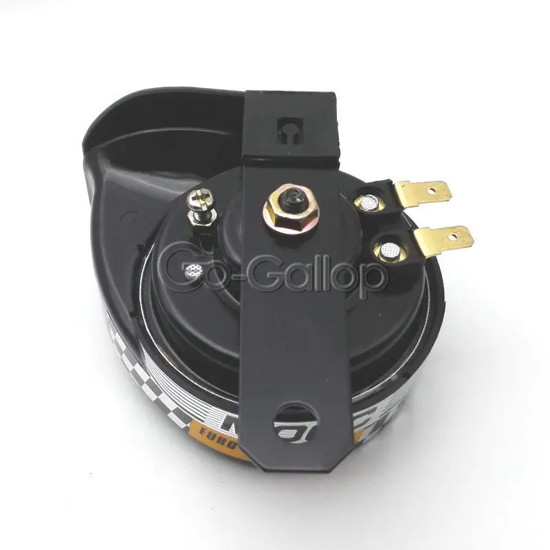 Motorcycle Black Sports Horn For Harley Dyna Sportster XL 1200 883 Street Glide
