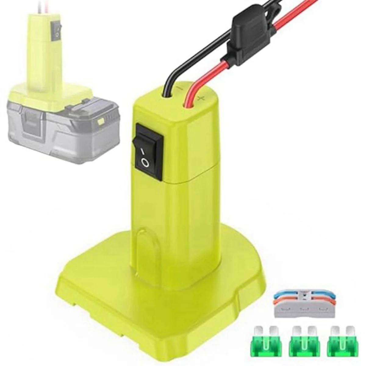 Step Down Converter for Ryobi 18v Battery,DC Power Inverter Adapter DC Voltage Regulator 12V 15A 180W Voltage Converter XY