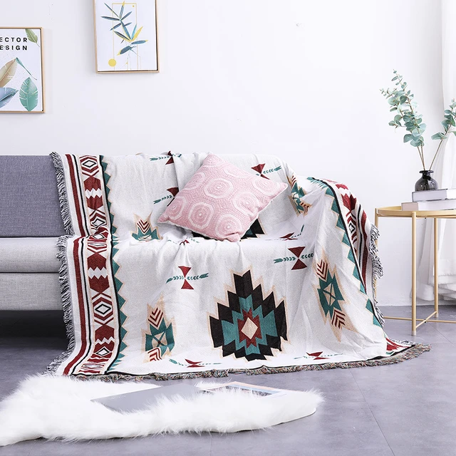 Coperta Battilo coperta bohémien coperta in maglia con nappa coperte per  divano letto Super morbido Plaid coperta decorativa per divano - AliExpress